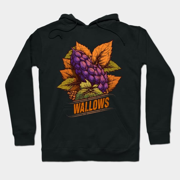 Save The Plant - Vintage Wallows Hoodie by Itulah Cinta